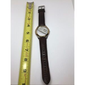 Michael Kors Watch Full Band 18mm Leather Case Crystal Use For Parts J201